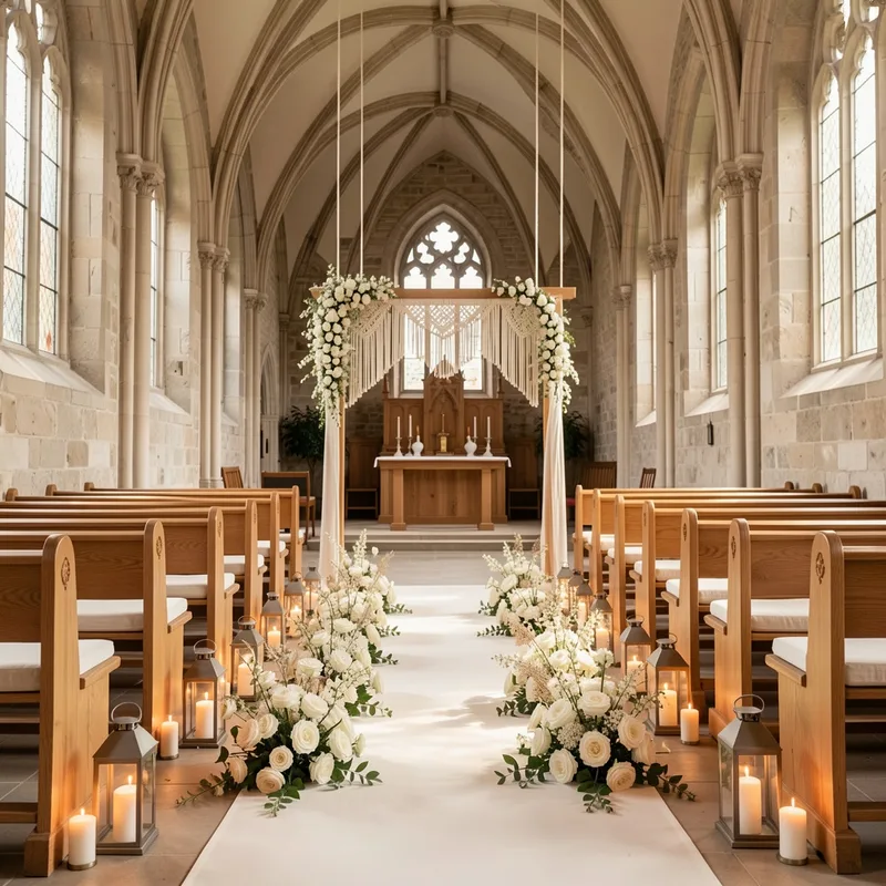 Décoration mariage église : idées, budget et tendances 2026